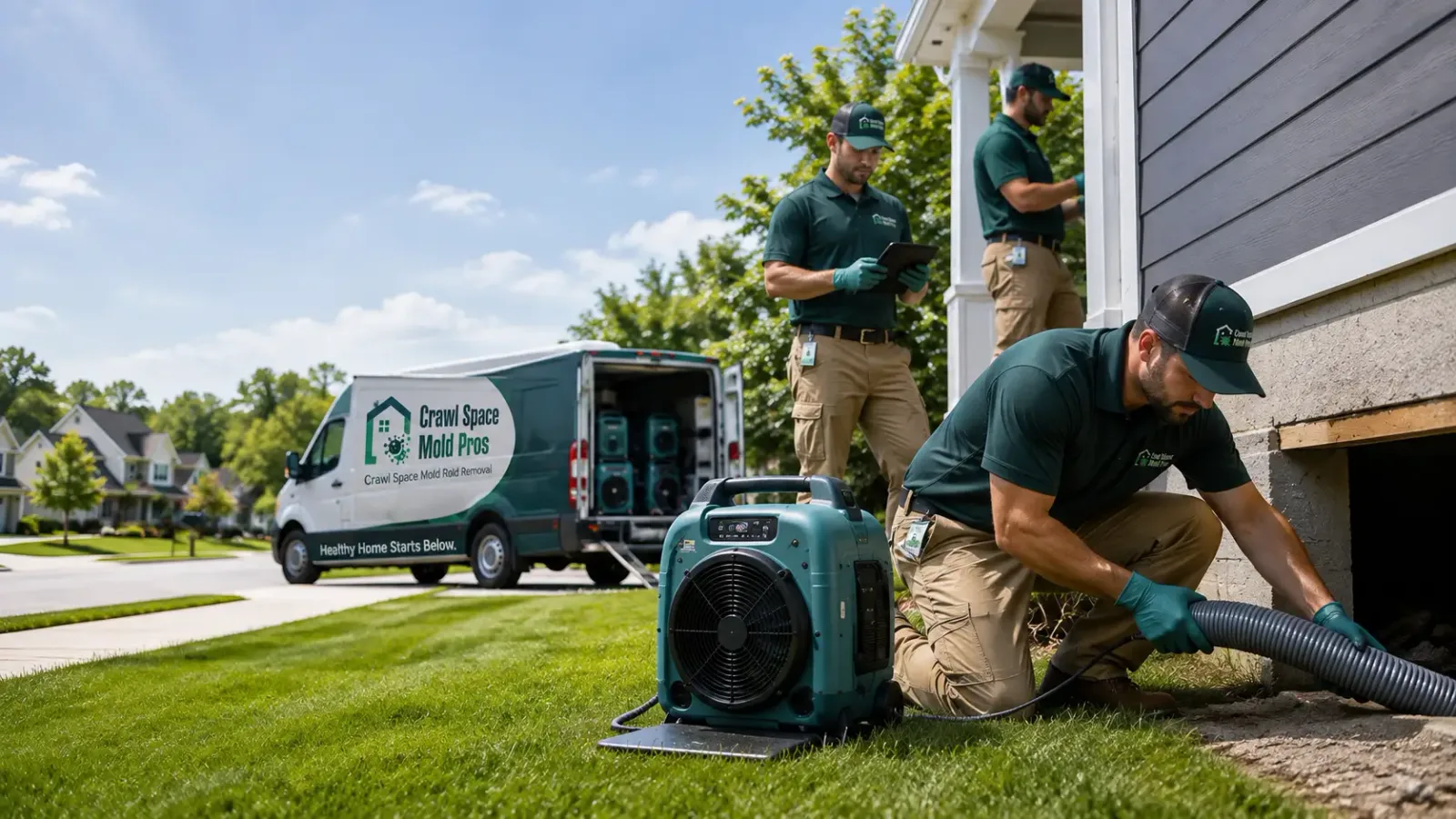Crawl Space Mold Removal in Longview, IL